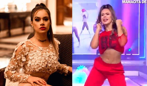Jossmery Toledo se convirtió en Natti Natasha y bailó al ritmo de la canción "Ram pam pam", en una secuencia del programa En boca de todos. Foto: captura América TV