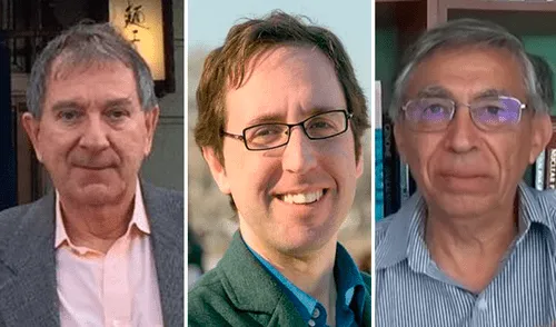 De izquierda a derecha. Neantro Saavedra, Harald Helfgott y Marcel Morales. Foto: captura Twitter/Sven Muller-Humboldt/captura Youtube