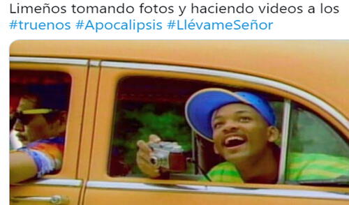 Usuarios compartieron sus mejores memes sobre el fenómeno. Foto: captura de Twiiter Usuarios compartieron sus mejores memes sobre el fenómeno. Foto: captura de Twiiter