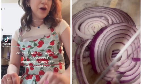 Para evitar esta molestia, la joven recomendó coger papel de cocina ligeramente humedecido. Foto: captura de TikTok