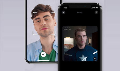 Reface es una de las aplicaciones que ofrece este servicio. Foto: Android Guías Reface es una de las aplicaciones que ofrece este servicio. Foto: Android Guías