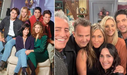 Elenco de Friends se reúne 17 años después. Foto: Entertainment Tonight/Instagram