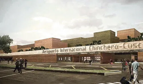 Infraestructura. Así sería el aeropuerto internacional de Chinchero, en el Cusco. Foto: difusión