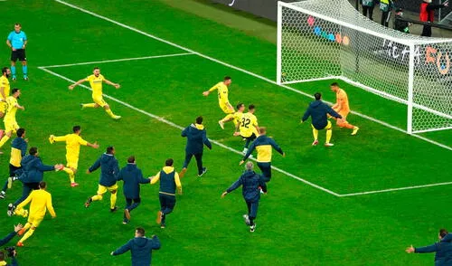 Villarreal se coronó campeón de la Europa League 2020-21 tras superar por penales al Manchester United. Foto: ESPN