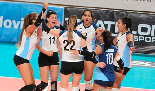 Regatas sacó ventaja en la primera final de la Liga Superior de Vóley. Foto: LNSV