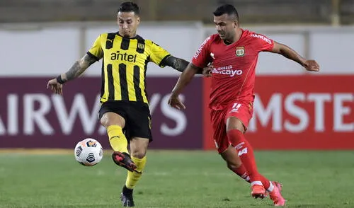 Sport Huancayo empató con Peñarol y quedó último en su grupo de la Copa Sudamericana 2021. Foto: EFE