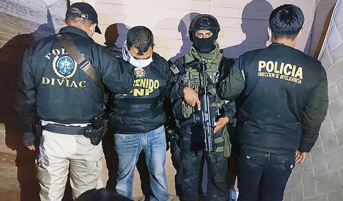 Operativo. Seis de los integrantes de la banda 'Los Angelitos de Pachacútec' fueron sorprendidos mientras dormían. Foto: difusión