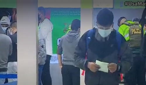 Intervenidos fueron multados con 440 soles. Foto: captura de Canal N