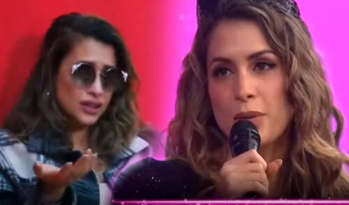 La actriz pidió a la producción que la apoye en asumir retos. Foto: captura/América TV La actriz pidió a la producción que la apoye en asumir retos. Foto: captura/América TV