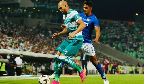 Cruz Azul se quedó con la victoria por la mínima en la final de ida frente a Santos. Foto: Twitter/Club Santos