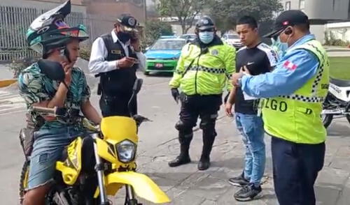 Implicado se traslada con su hermano por la avenida Los Ingenieros. Foto: Municipalidad de Surco Implicado se traslada con su hermano por la avenida Los Ingenieros. Foto: Municipalidad de Surco