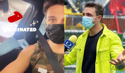 Nicola Porcella se suma a la lista de figuras del espectáculo que han recibido la vacuna. Foto: captura/Instagram