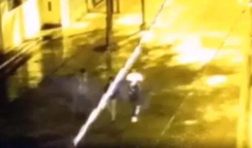 Algunos de los responsables fueron intervenidos por agentes de Ate. Foto: captura de Latina