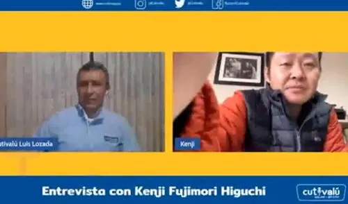 Kenji Fujimori evadió contestar las preguntas sobre las investigaciones en su contra y la de su hermana Keiko. Foto: captura Facebook