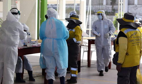 Comunas realizan pruebas de descarte periódicas a su personal. Foto: Municipalidad de Cerro Colorado