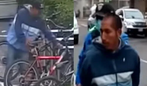 El ladrón no portaba mascarilla de protección al COVID-19. Foto: captura de Panamericana Televisión El ladrón no portaba mascarilla de protección al COVID-19. Foto: captura de Panamericana Televisión