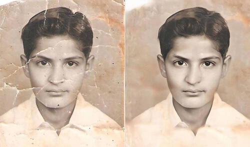 ¿Tienes fotos antiguas en mal estado pero que son muy valiosas? La nueva función de MyHeritage puede restaurarlas en cuestión de segundos. Foto: Genbeta