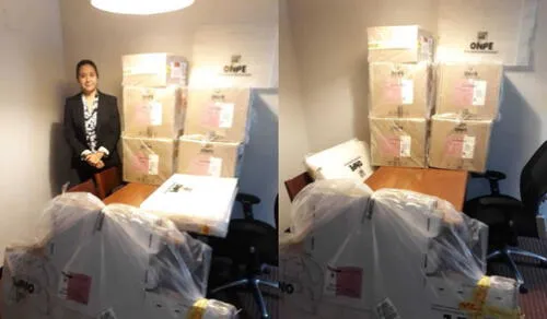 Material electoral en Caracas. Foto: ONPE