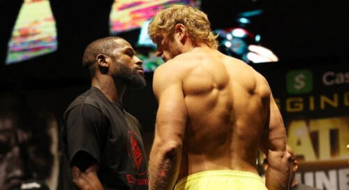Floyd Mayweather vs. Logan Paul se enfrentarán a partir de las 7.00 p. m. (hora peruana). Foto: Showtime