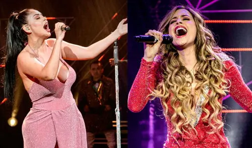 Milett Figueroa y Pamela Franco interpretaron la canción “Amiga mía”, en un reñido versus del reality de América TV. Foto: El artista del año / Twitter Milett Figueroa y Pamela Franco interpretaron la canción “Amiga mía”, en un reñido versus del reality de América TV. Foto: El artista del año / Twitter