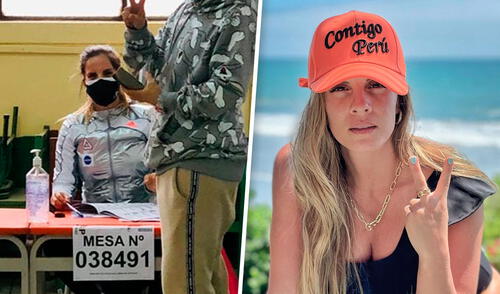 Como se recuerda, la modelo fue cuestionada en redes por ausentarse en la primera vuelta electoral. Foto: captura/Instagram