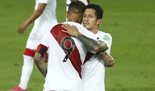 Lapadula y Guerrero jugaron juntos los últimos 25 minutos del Perú vs. Colombia. Foto: GLR