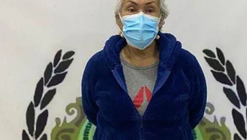 La detenida fue llevada a las instalaciones de la Dirincri. Foto: PNP La detenida fue llevada a las instalaciones de la Dirincri. Foto: PNP