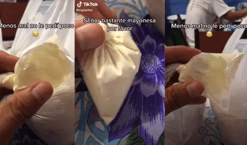 Usuarios de TikTok contaron experiencias similares cuando han hecho compras por delivery. Foto: captura de TikTok