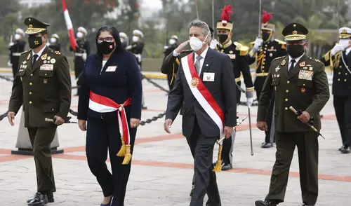 El mandatario participó en la ceremonia por el 141° Aniversario de la Batalla de Arica. Foto: Marco Cotrina/La República El mandatario participó en la ceremonia por el 141° Aniversario de la Batalla de Arica. Foto: Marco Cotrina/La República