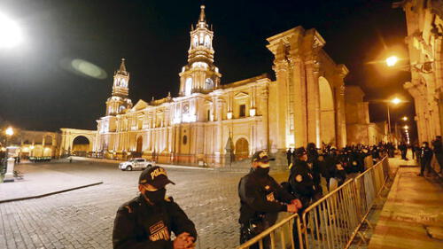 Durante el aniversario de Arequipa, el acceso también fue restringido. Foto: archivo/La República