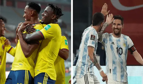 Colombia y Argentina se enfrentan este martes 8 de junio por las Eliminatorias Qatar 2022. Foto: composición/Efe