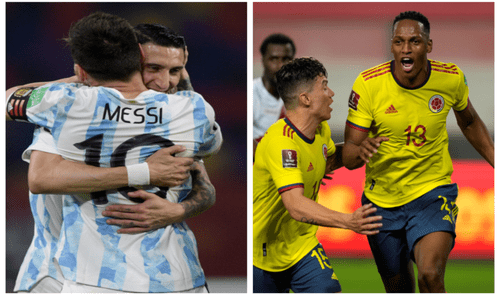 Colombia busca obtener los 3 puntos por segunda vez consecutiva en estas eliminatorias frente a Argentina. Foto: EFE Colombia busca obtener los 3 puntos por segunda vez consecutiva en estas eliminatorias frente a Argentina. Foto: EFE