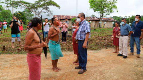Gobernador regional visitó comunidades nativas en la provincia de Condorcanqui. Foto: GRA.