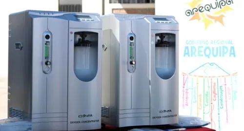 Equipos servirán para salvar vidas de pacientes contagiados en otras provincias.  Foto: Gobierno Regional de Arequipa