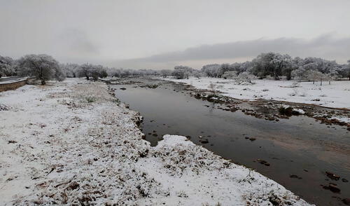 La nieve se registró en varias zonas del interior de Argentina. Foto: Secretaria de Turismo de Córdoba/EFE