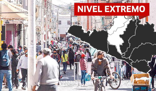 Solo Condesuyos y La Unión estarán en el nivel de alerta muy alto. Foto: Composición LR