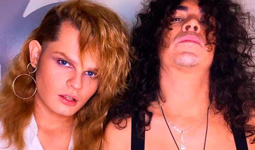 Los jóvenes imitadores de Axl Rose y Slash encantaron a Myriam Hernández, Cristian Riquelme y Antonio Vodanovic en la semifinal de Yo soy Chile. Foto: captura de Chilevisión