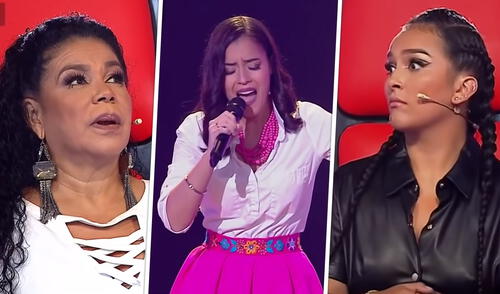 Carmen Marina se presenta en las audiciones a ciegas de La voz Perú. Foto: captura de Latina
