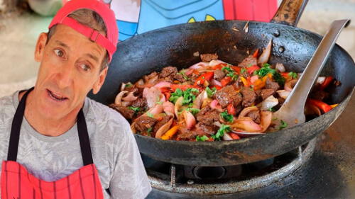 Asimismo, el influencer, junto con su hijo Lorenzo, conocido como ‘Descocaos’, resaltaron la facilidad de preparación del plato. Foto: captura de YouTube