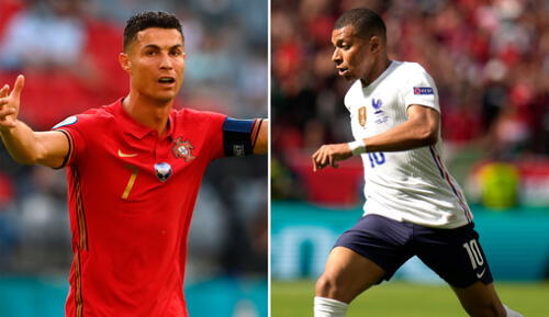 Portugal y Francia protagonizarán el partido más atractivo de la Eurocopa 2021. Foto: EFE Portugal y Francia protagonizarán el partido más atractivo de la Eurocopa 2021. Foto: EFE