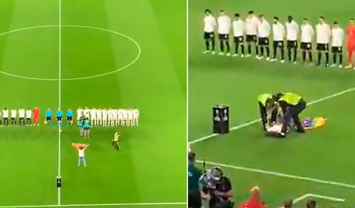 Alemania y Hungría se enfrentan en el estadio Allianz Arena ubicado en la ciudad de Múnich. Foto: captura Twitter