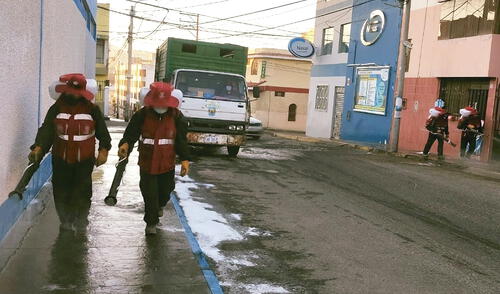 Dosis. Iniciarán vacunación de obreros de limpieza pública.