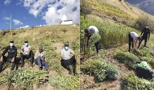 Anciano agradeció apoyo de los agentes policiales. Foto: Facebook