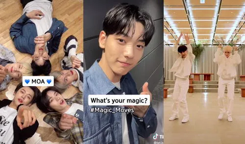 TXT promociona el tema "Magic" en TikTok, b-side de su álbum más reciente. Foto: capturas TikTok