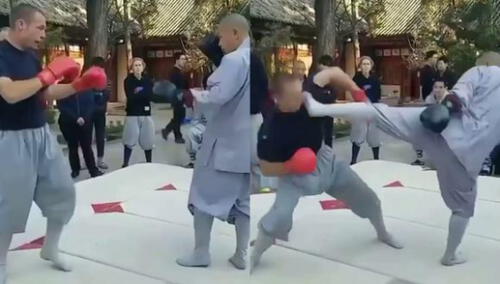 Usuarios de Instagram quedaron sorprendidos con el metraje compartido y muchos bromearon en convertirse en monjes shaolin. Foto: captura de Instagram