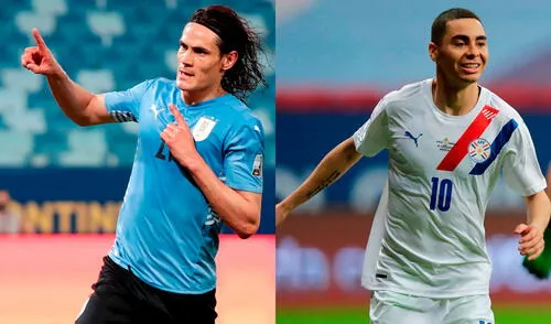 Uruguay es cuarto en la tabla del grupo A y Paraguay es segundo. Foto: composición/EFE