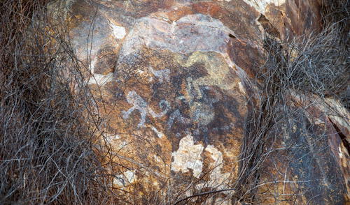 Área también será protegida para preservar ilustraciones. Foto: Municipalidad Provincial de Sánchez Carrión