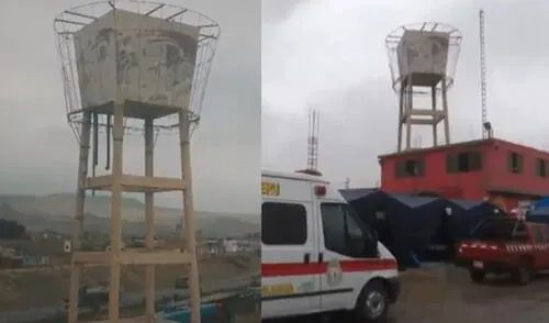 Los bomberos se han mudado a la calle. Foto: captura de ATV Los bomberos se han mudado a la calle. Foto: captura de ATV