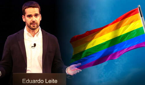Eduardo Leite es el primer político con aspiraciones a la presidencia de Brasil que se declara gay. Foto: composición Fabrizio Oviedo / GLR Eduardo Leite es el primer político con aspiraciones a la presidencia de Brasil que se declara gay. Foto: composición Fabrizio Oviedo / GLR