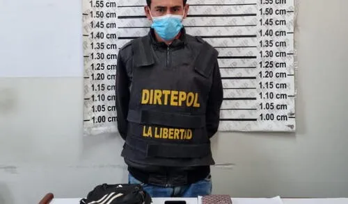 Se conoció que el detenido registra antecedentes penales por el delito contra la vida, el cuerpo y la salud. Foto: PNP